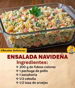 ensalada de pasta ingredientes