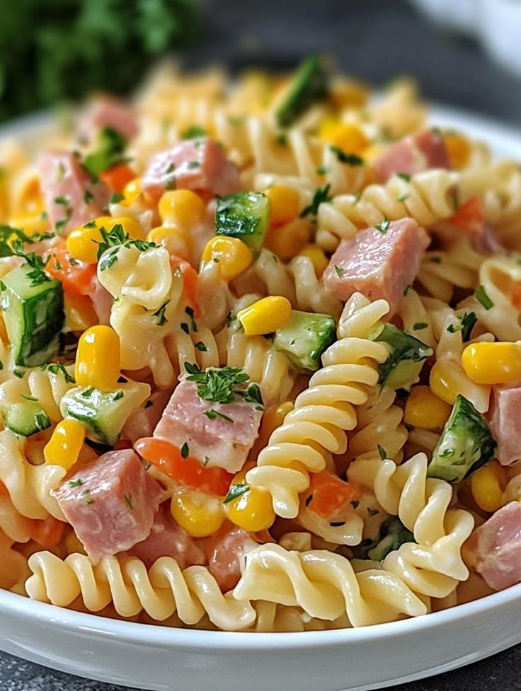 ensalada de pasta fría sencilla